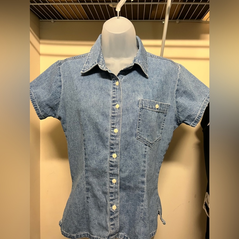 American Eagle Denim Blouse - size medium
